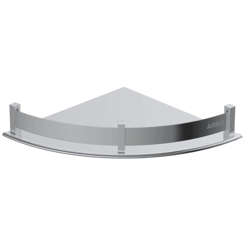 SF-05 Steel Corner Shelf 9" x 9" Inch