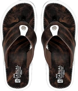 Chappal Wala Brown Men's Thong Flip Flop