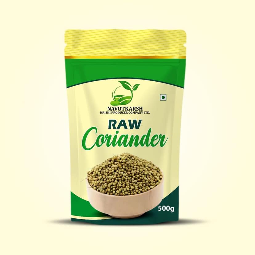 Raw Coriander (500 grm) by Navotkarsh – Fresh Coriander for Authentic Flavor