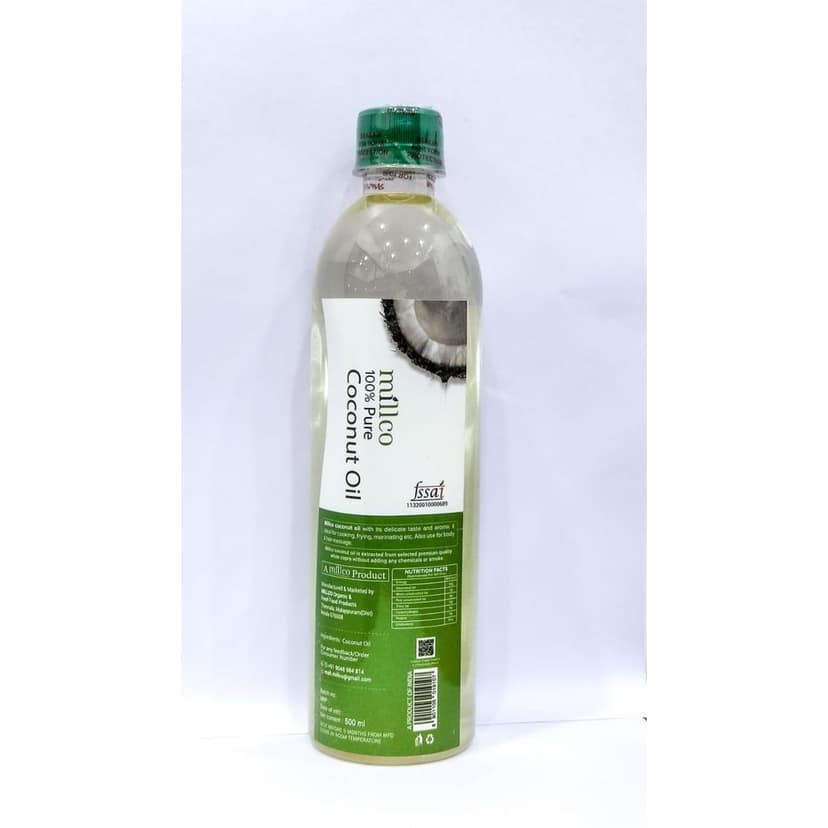 Natural coconut oil view 2