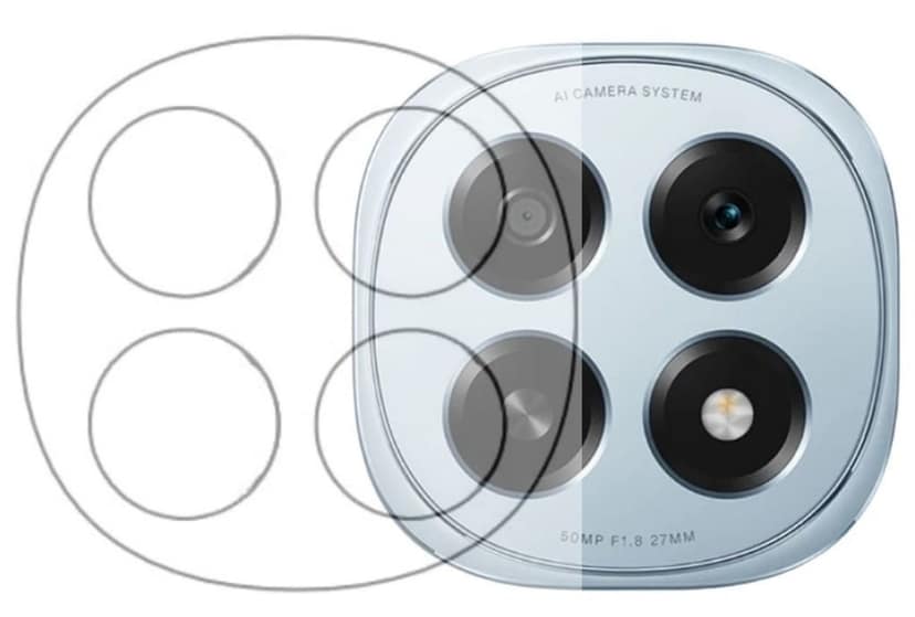 ISAAK Back Camera Lens Protector compatible for OPPO F29 5G (Pack of 1)