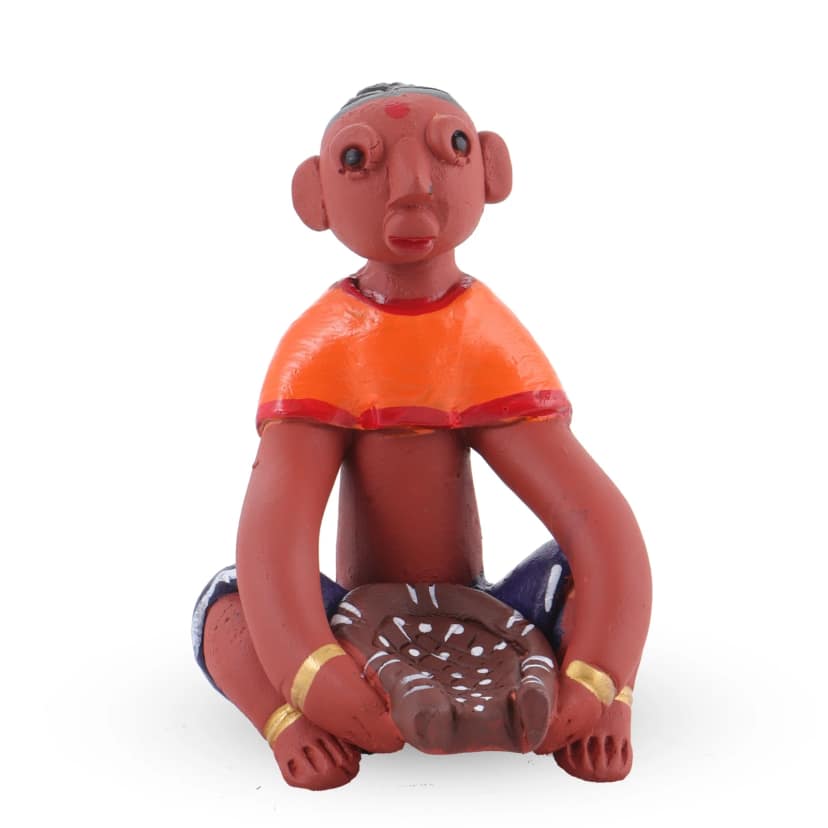 Tisser Handmade Terracotta Child Toy – Decorative Figurine (2 x 3 x 2 cm)