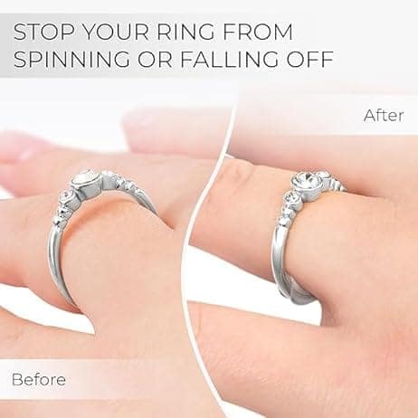 8 Pack Ring Size Adjuster for Loose Rings (1-10mm Width) view 2