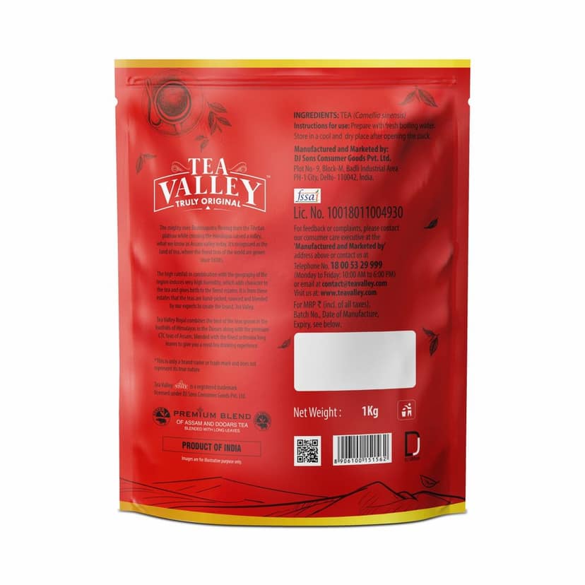 Tea Valley Royal Karak Chai Black Tea 1kg view 2