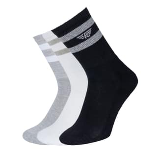 Red Tape Men's Cotton Solid Full Length Socks | Pack of 3, Assorted