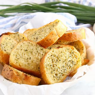 Plain garlic bread
