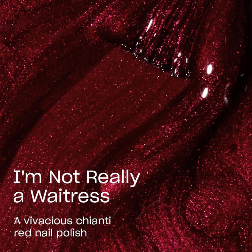 O.P.I Nail Lacquer | I'm Not Really a Waitress (Red) | 15 ml | Long-Lasting, Glossy Finish Nail Polish | Fast Drying, Chip Resistant O.P.I Nail Lacquer | I'm Not Really a Waitress (Red) | 15 ml | Long-Lasting, Glossy Finish Nail Polish | Fast Drying, Chi view 2