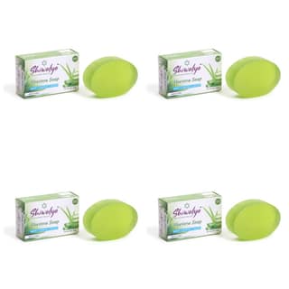 SHIWALYA Natural Aloevera Handmade Soap | Handmade Bathing Soap | Herbal Soap Soft & Radiant Skin | Suitable for All Skin Types (Pack of 4)