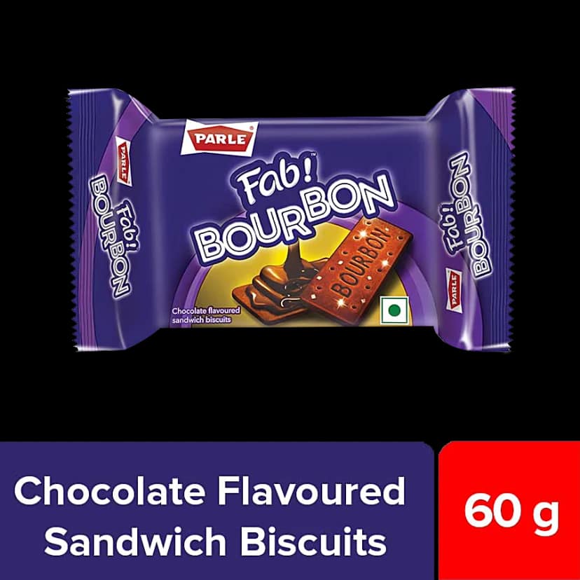 Parle Fab Bourbon, 50 G Pouch