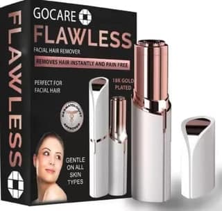 Flying monk Lipstick Shape Electronic Facial Hair Remover Shaver Waxing For Women- Rechargeable With USB Cable Strips