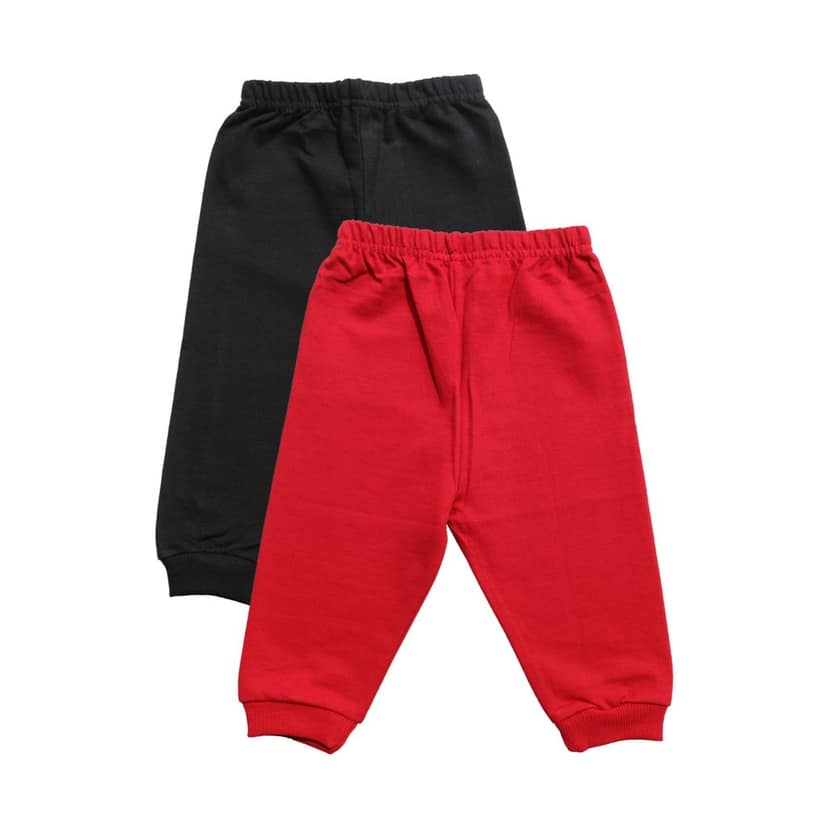 Unisex Kids Regular Fit, Diaper Friendly 100% Cotton Pajama (Pack of 2) view 2