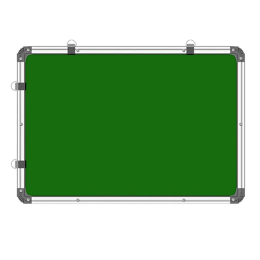 VIPRAX (1.5x2ft) Double Sided Board: Whiteboard & Chalkboard, Desktop or Wall Mounted Board for Study Room