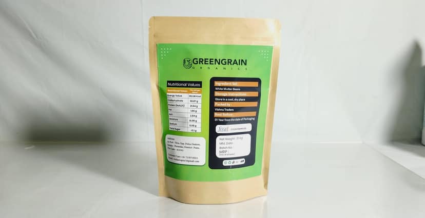 White Mutter Beans 1000g view 2
