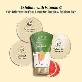 Lotus Botanicals Vitamin C Skin Brightening Face Scrub (100 G) view 2