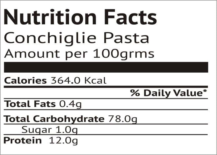 Orgaq Organicky Organic Conchiglie/Cpccoplette Pasta Healthy and Delicious for Snacks view 2