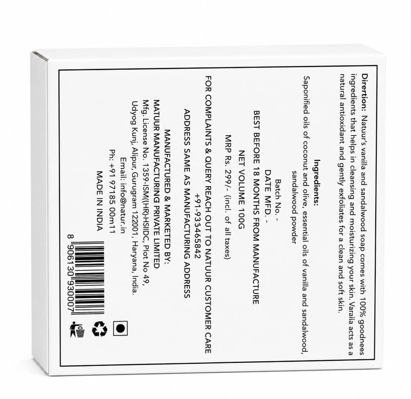 SOLACE DAILY Sandalwood & Vanilla Premium Bathing Bar Gentle. Fresh. Caring view 2