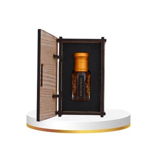 alnaqi fragrances Black-Oud-White 12ml - Premium Black-Oudh-Perfume, No Alcohol Best-Oud-Fragrance, Long Lasting Arabian-White-Oud, Original Men-Itra