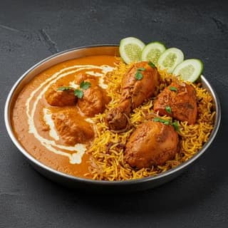 Butter Chicken & Chicken Biryani