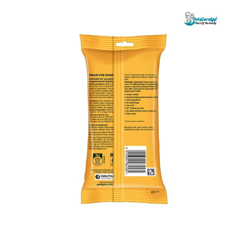 Pedigree Dentastix Oral Care Dog Treat Stick, Adult Small Breed view 2
