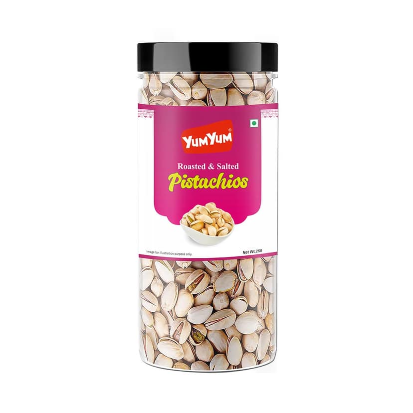 YUM YUM Premium Roasted & Salted Pista - 250g