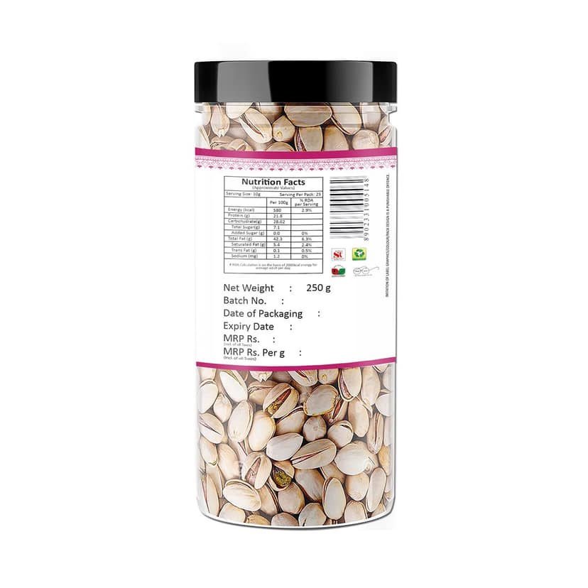 YUM YUM Premium Roasted & Salted Pista - 250g view 2