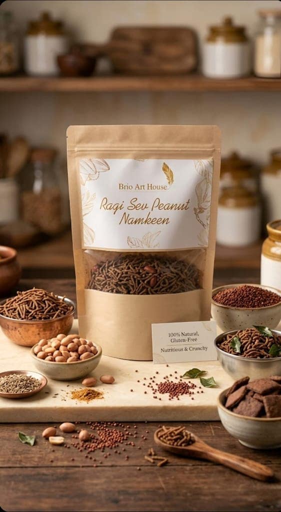 Ragi Sev Peanut Namkeen (200g)