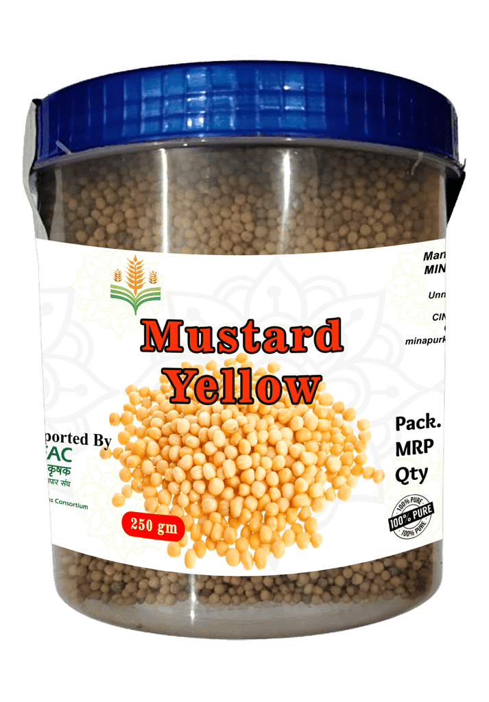 Mustard Yellow Seeds Online - 250 gm (pack of 2)