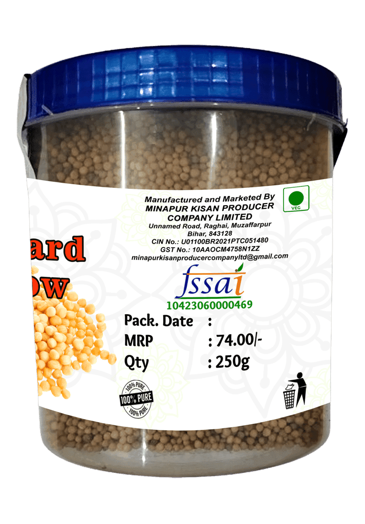 Mustard Yellow Seeds Online - 250 gm (pack of 2) view 2