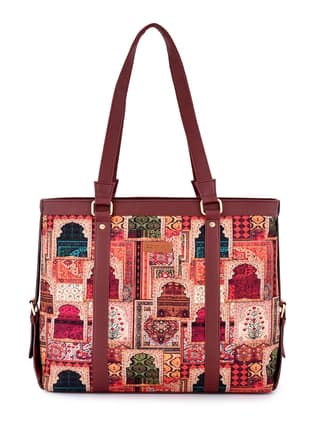 Lychee bags Women Printed Canvas Tote Bag