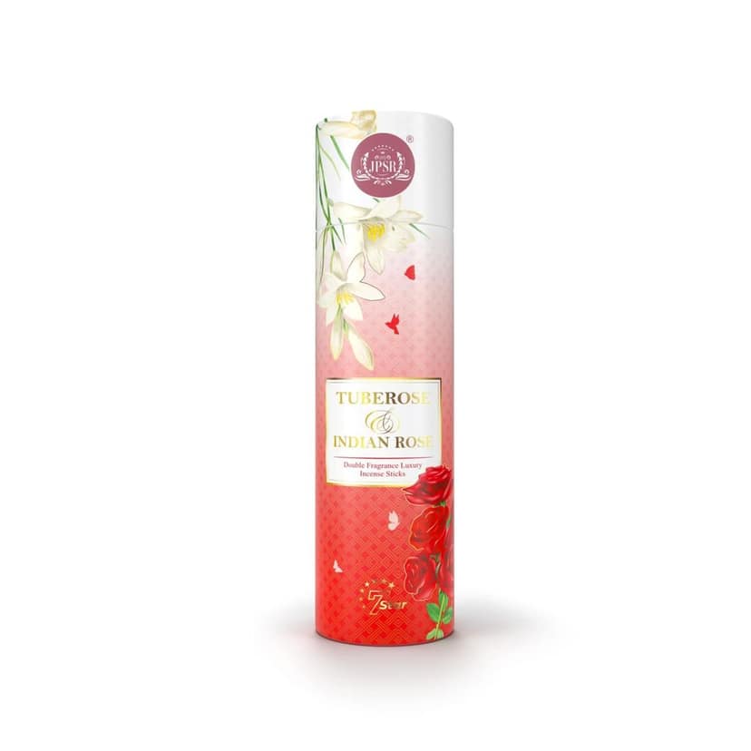 JPSR Tuberose & Indian Rose Luxury Double Fragrance Incense Sticks view 2