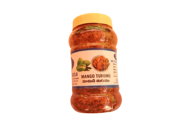 "Spicy Andhra Style Mango Pickle - Authentic Indian Pickle Made with Fresh Mangoes and Traditional Spices"