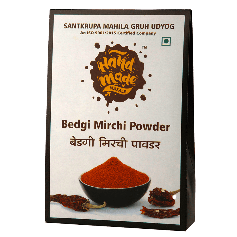 Handmade Masale Bedgi Mirchi Powder Online - Authentic Indian Spices view 2