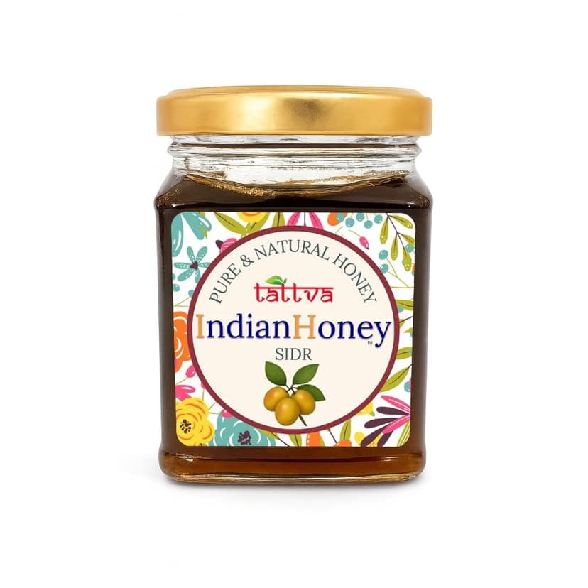 IndianHoney Premium & Highly Medicinal Sidr Honey & Buttery & Cognitive-Boosting Litchi Honey Combo Pack (230gm & 230gm) view 2