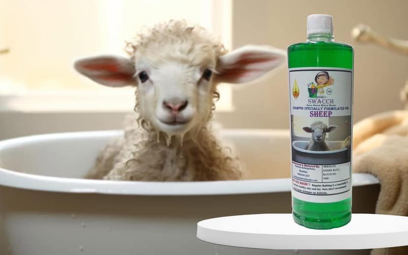 Swacch Shampoo Specially Formulated for Sheep (1 Litre) Neem Alovera view 2