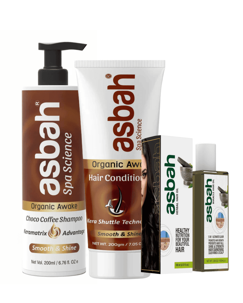 Asbah Choco Coffee Hair Care Combo for Growth & Smooth Hair
