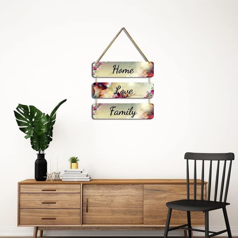 Wall Hangings for Home Decoration Items for Living Room Decor Welcome Home Wall Hanging for Home Office Decoration Handmade Craft Decorative Wall Art (WH2210) view 2
