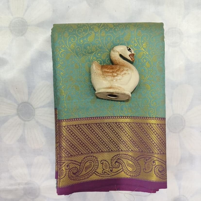 Tissue Silk Cotton Saree with Blouse