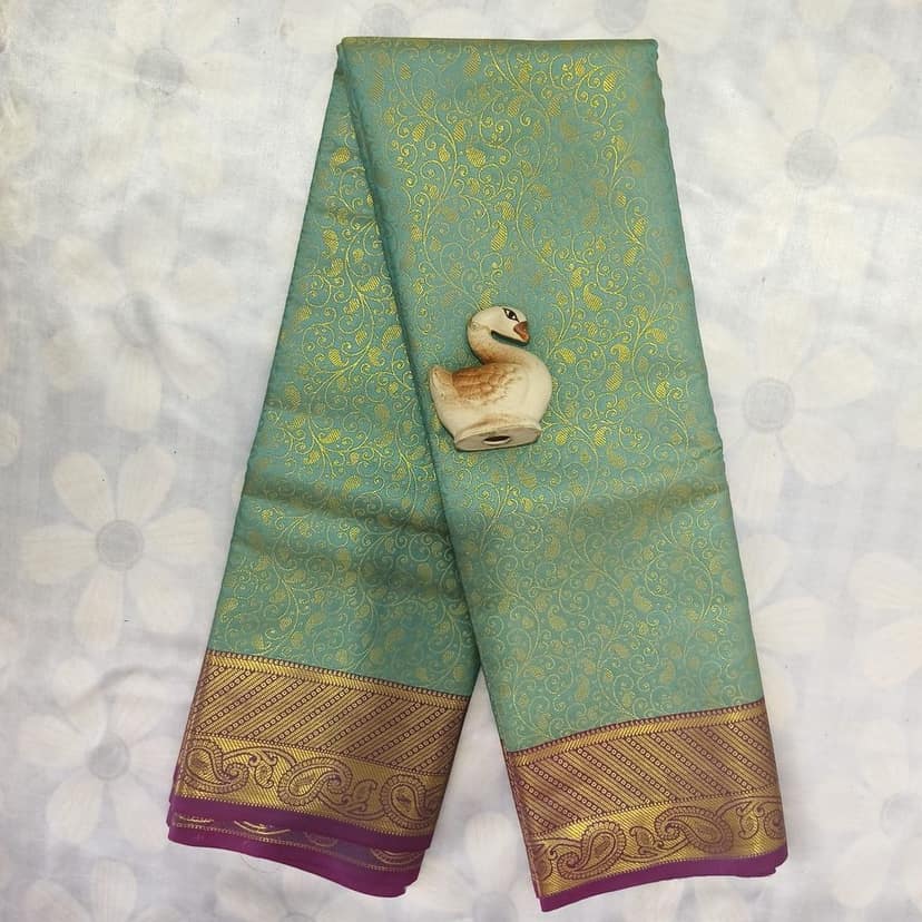 Tissue Silk Cotton Saree with Blouse view 2