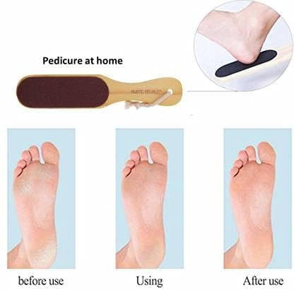 Elecsera Foot Scrubber Pedicure File Foot Filer for Dead Skin Professional Pack of 1 view 2
