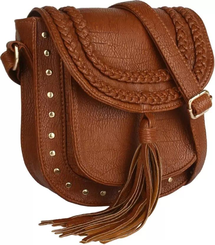 Lychee bags Women Brown Sling Bag view 2