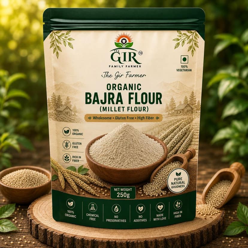 Organic Bajra Flour - Gluten Free