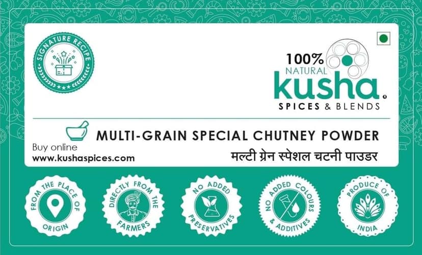 Kusha Spices Multi-Grain Chutney Mix view 2