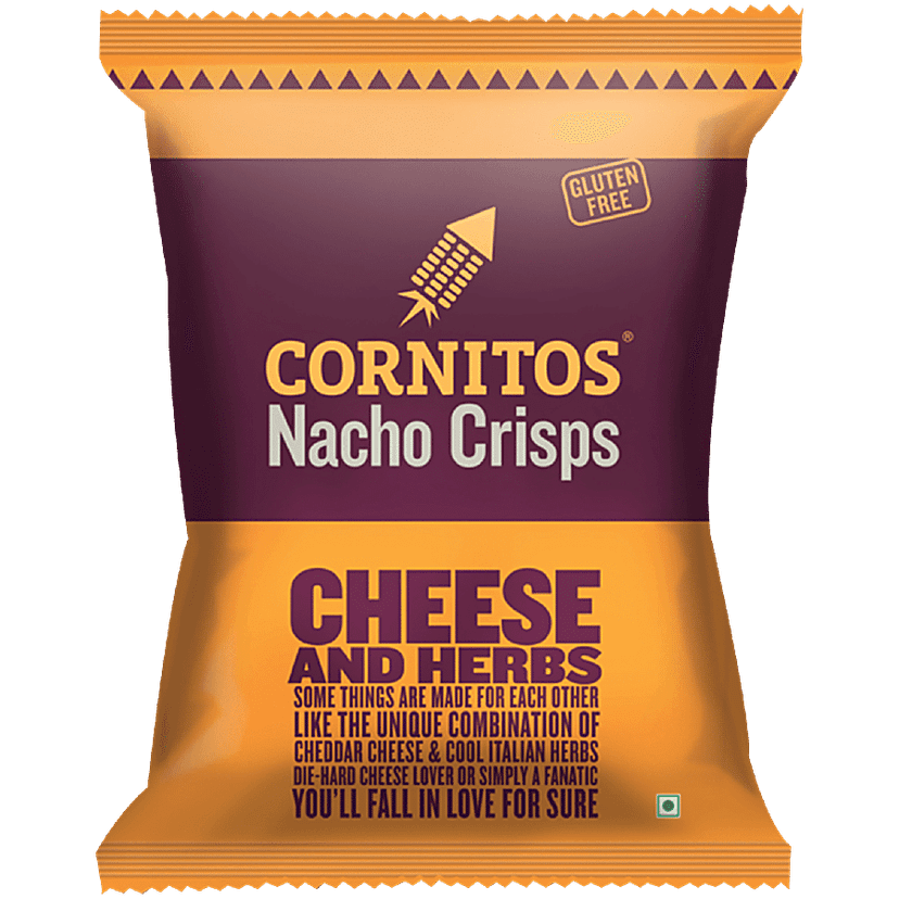 Cornitos Cornito Nachos Cheese & Herbs, 60 Gm