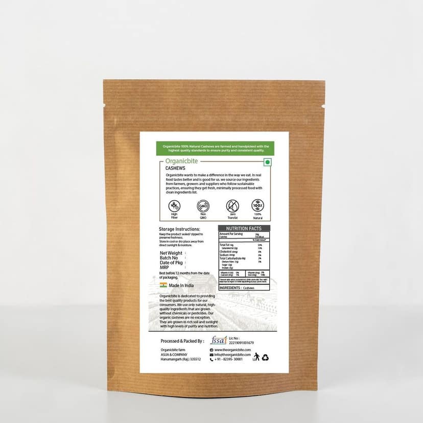 Cashews - 100% Natural Cashews Handpicked by farmers view 2