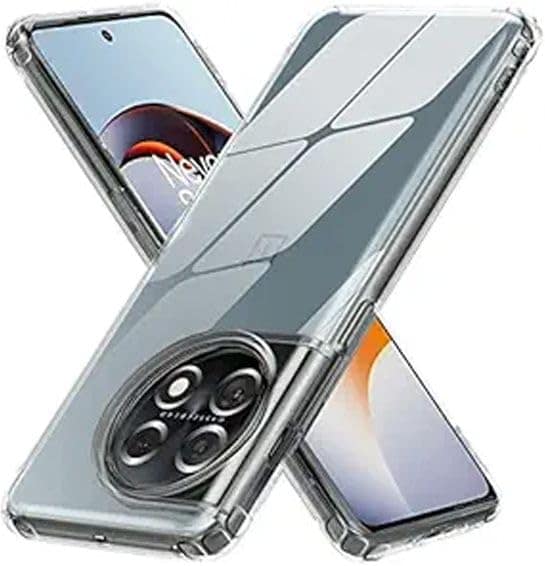 PLUGTECH TPU Ultra Hybrid Clear Camera Protection Back Cover Case for OnePlus 11R