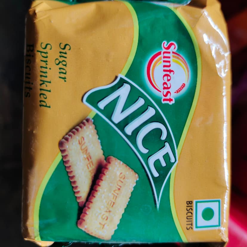 Sunfeast nice sugar sprinkled biscuits