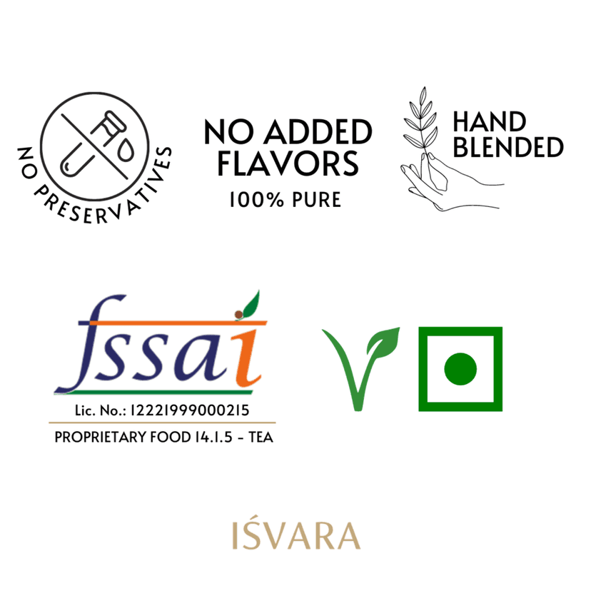 ISVARA Mood Fixer ~ Caffeine free floral tea view 2