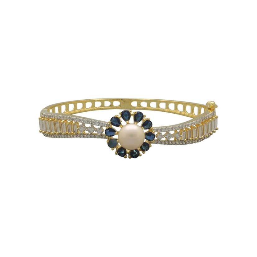 Sri Jagdamba Pearls Baroness Sparkle Pearl Bracelet For Women Girls view 2