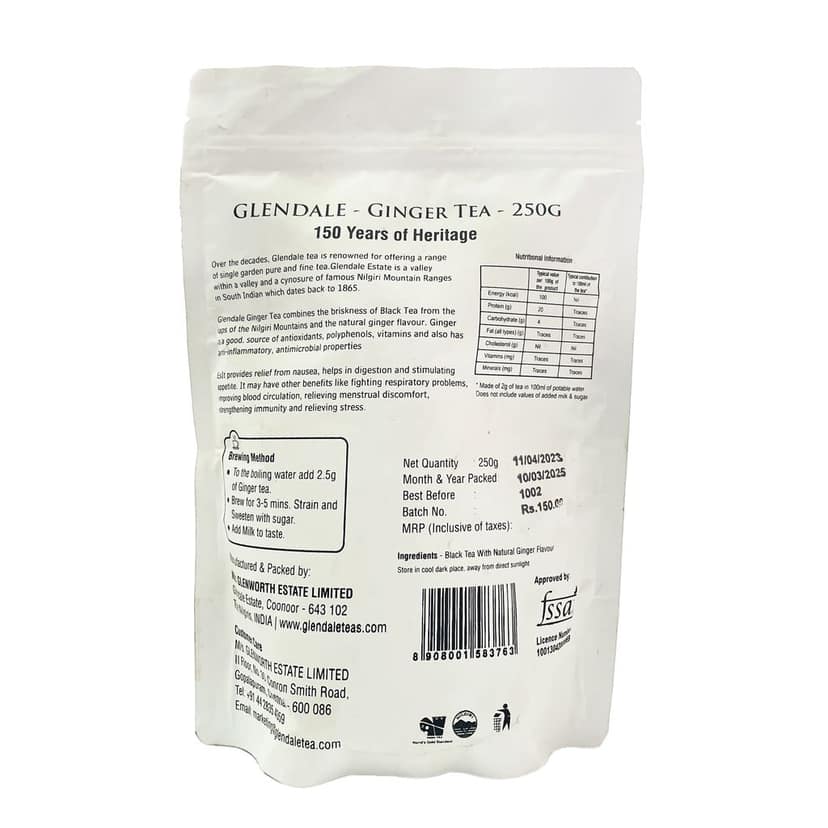 GLENDALE Ginger Tea (250 g) view 2
