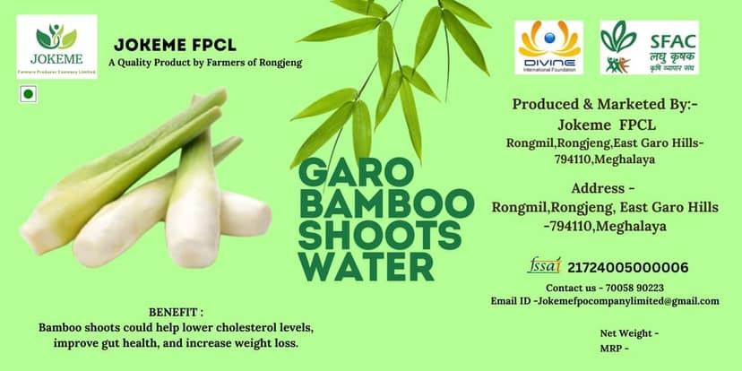 Bamboo shoots water view 2